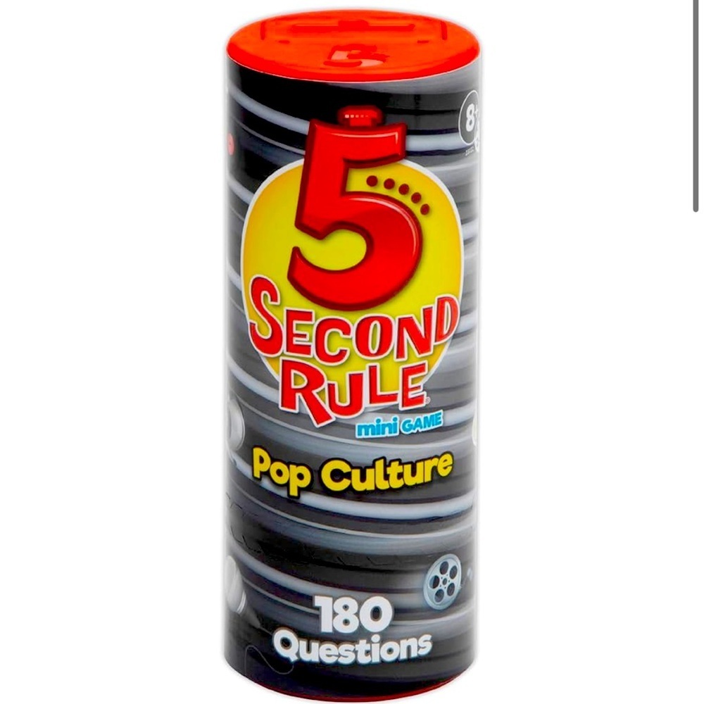 5 Second Rule Game Pop Culture Edition (Mini Tube)- NWT